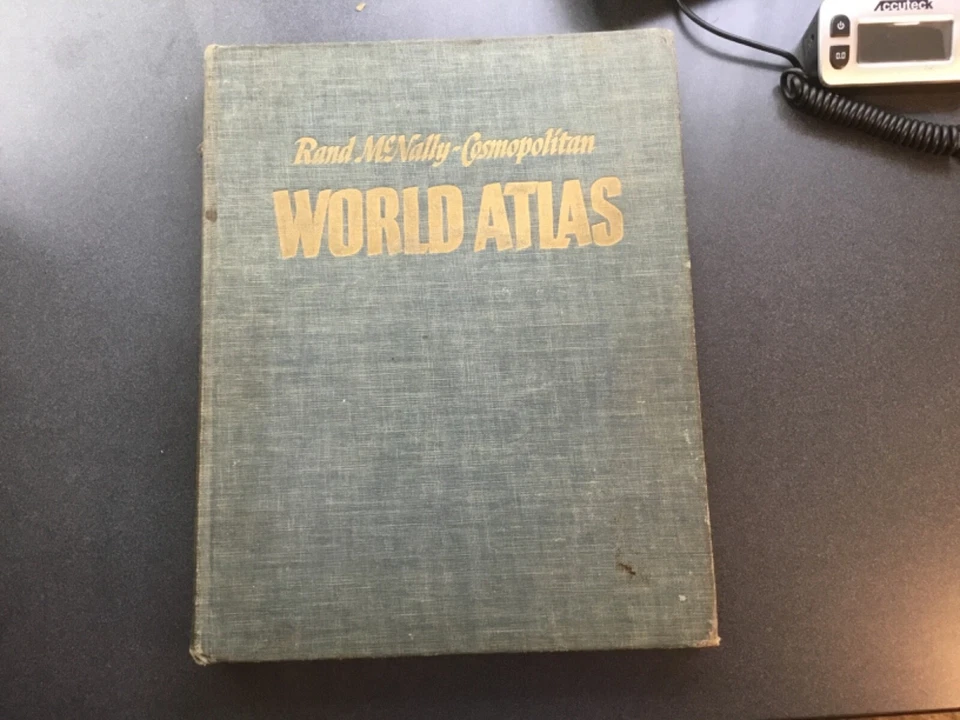 Vintage Rand McNally-Cosmopolitan World Atlas 1949 A - Image 1 of 4