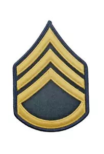 Patch Toppa Gradi Galloni Sergente Prima Classe U.S. Army - Imagen 1 de 1