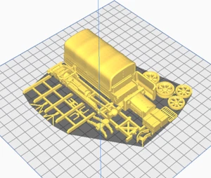 Camión Liberty 28 mm/1:56a FDM Primera Guerra Mundial plataforma cubierta - Imagen 1 de 1