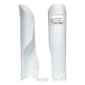 Rtech White Fork Guards Protectors for Husqvarna TE125 2016-2017 - Picture 1 of 2