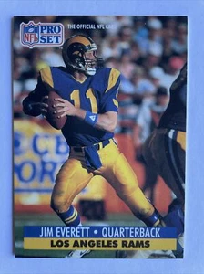 1991 Pro Set #200 Jim Everett Los Angeles Rams Football Card NFL Mint - Picture 1 of 2