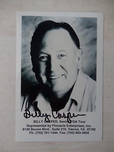 Fotografía autografiada de Billy Casper de 4"" X 6"" con certificado de autenticidad - Imagen 1 de 3