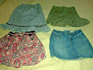 LOT OF 4 LITTLE GIRLS 7 -8 SKIRTS 1 MIDI ,I JEANS,1 BALLOON ,1 PLEATED Sz 7-8 - Picture 1 of 8