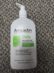 AmLactin 12% Lactic Acid, 567 Grams 20 ounces Moisturizing Lotion NEW FREE SHIP - Picture 1 of 1