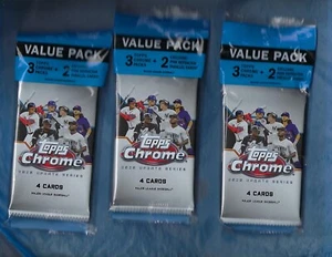 Topps 2020 cromado béisbol paquetes de valor de actualización 7 refractores rosados sellados de fábrica - Imagen 1 de 2
