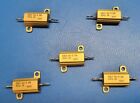 (Lot Of 5) Dale Rh-5 10Kohm 1% 5W Resistor
