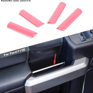 Interior Door Handle Cover Trim Decor Strips For Ford F150 2021+Pink Accessories - Foto 1 di 12