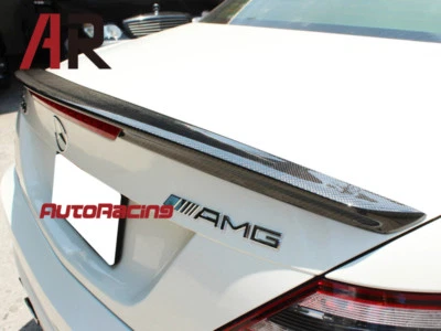 AMG Style Carbon Fiber Trunk Lip Spoiler For 2012+ R172 SLK250 SLK350 SLK55AMG - Image 1 of 2