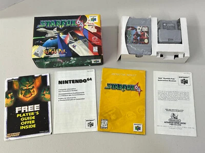 Star Fox 64 N64 Big Box (Nintendo 64 N64) Complete  w/Rumble Pak Authentic - Image 1 of 4