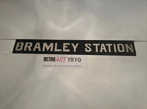 Autobús ciego Leeds vintage Ju8 década de 1950 28" regalo - estación Bramley - Imagen 1 de 12