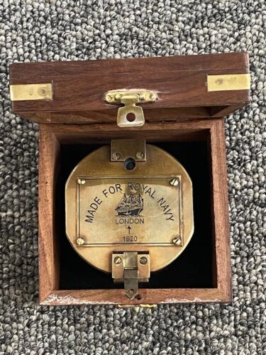 Antique Nautical Solid Brass Brunton Vintage compass lots of 5 pcs