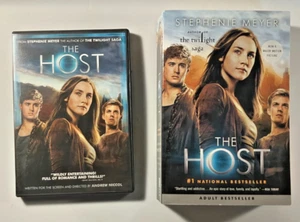 The Host Media Edition Paperback Book & DVD 2013 Stephanie Meyer Twilight Saga! - Picture 1 of 11