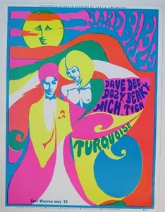 Jim Salzer Presents THE YARDBIRDS (1968) - ORIGINAL POSTER - Picture 1 of 10