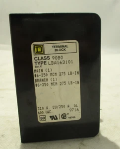 NEW SQUARE D 9080-LBA163101 POWER DISTRIBUTION BLOCK - Picture 1 of 3