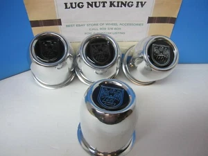 4 ALUMINUM CENTER CAPS 5 LUG CONVO PRO CENTERLINE WHEELS VINTAGE 3.17" OD - Picture 1 of 1