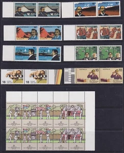 Australia 1976 -77 Explorers & Commerative Pairs MUH BK76-3 - Picture 1 of 3