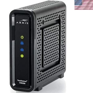 CM8200A DOCSIS 3.1 Ultra Fast Cable Modem 32X8 Gigabit Black Renewed - Picture 1 of 3