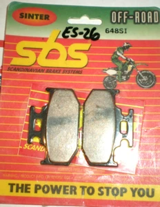 SBS Brake Pads 648SI Yamaha WR, Suzuki RM NOS (es-26) - Picture 1 of 3