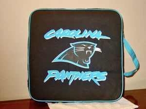 Carolina Panthers Stadionsitzkissen mit Reißverschlusstasche und Tragegriff - Bild 1 von 2