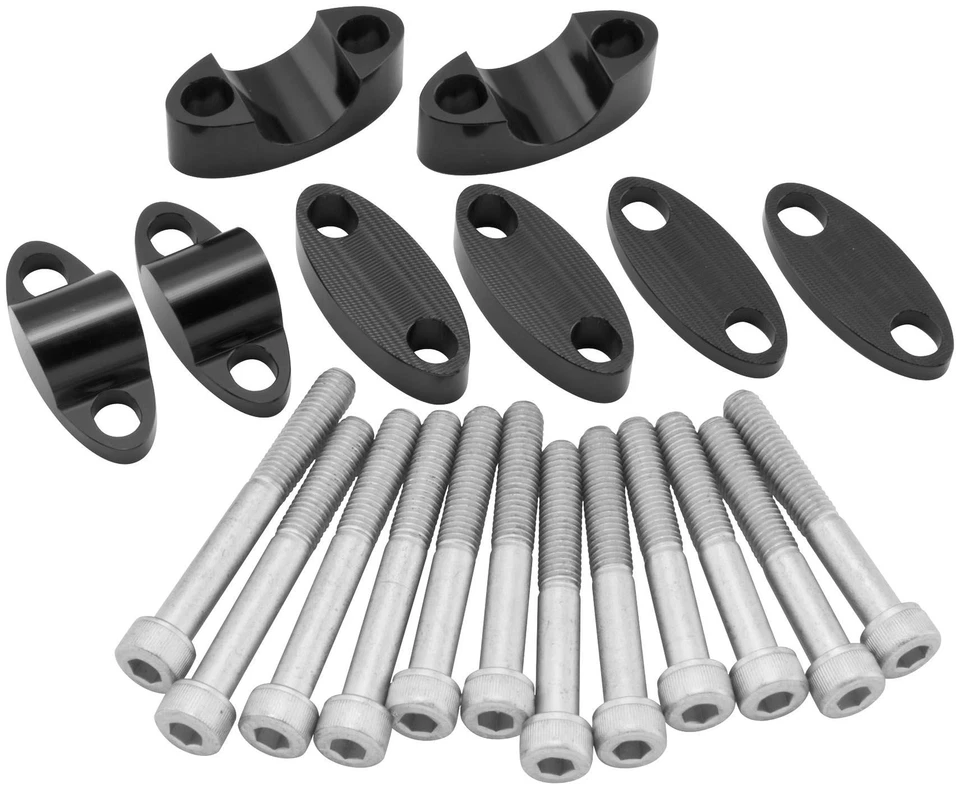 BikeMaster 车把立管 7/8 英寸杆银色 YC-201SIL — 第 1/1 张图片