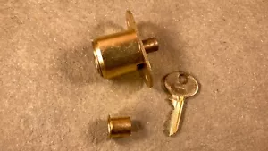 Vintage Corbin Lock Co Schiebetür Schreibtisch Schubladenschloss Automat - Bild 1 von 12