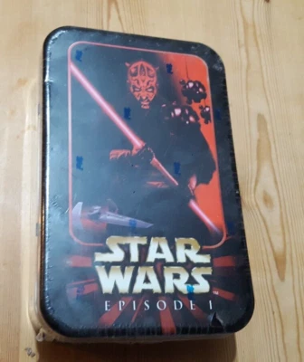 Star Wars Episode 1 Topps Widevision Tin Darth Maul New & Sealed 1999. - Image 1 of 4