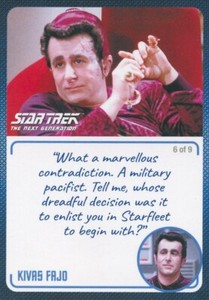 Star Trek TNG Archives & Inscriptions #52 Kivas Fajo 6 of 9
