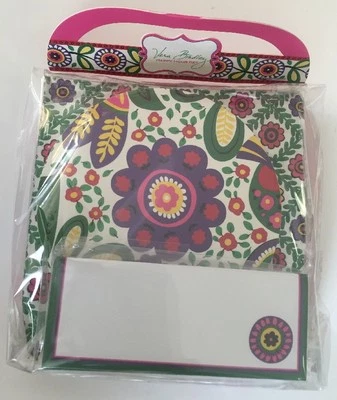 New Retired Vera Bradley Happy Hour Set Viva La Vera Napkins Coasters Placecards - Image 1 of 2