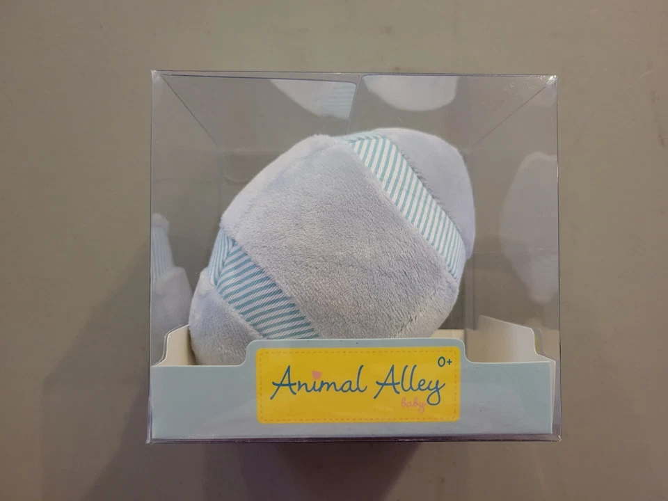 Animal Alley Baby Soft  & Plush Football Rattle - NEW - Image 1 of 3