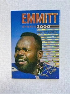 Emmitt Smith Dallas Cowboys Sports 2000 Gold Signature Promotional Test Issue - Picture 1 of 2