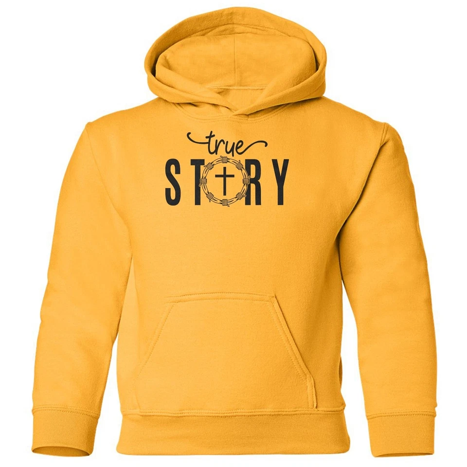 True Story - Jesús Resurrección Pascua Cristiano Juventud Sudadera con Capucha Foto 1 de 1