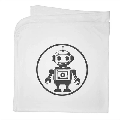 Manta/chal bebé algodón 'Cute Robot' (BY00035699) Foto 1 de 2