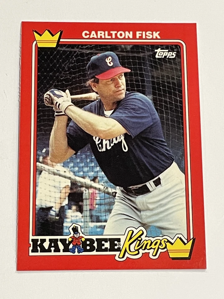 1990 Topps Kay-Bee Kings of Baseball #12 - Carlton Fisk - Chicago White Sox - Image 1 of 2