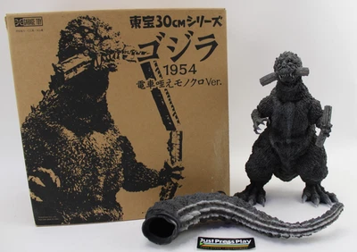 Godzilla 1954 Train in Mouth 30cm Toho Figure X-Plus Garage Toy Very Rare! 2016 - Image 1 of 4