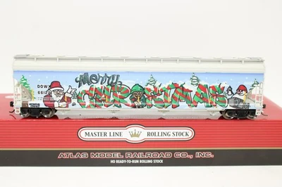 Atlas Master HO DOWX Natal Feriado ACF 5800 Plástico Coberto Hopper Graffiti - Imagem 1 de 4