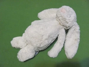 JELLYCAT London Bashful Bunny Rabbit White Floppy Ears Plush Stuffed Animal. 11" - Picture 1 of 4