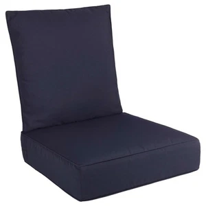 Outdoor Cushion Chair Memory Foam Patio Cushions with Removable Covers - Picture 1 of 15