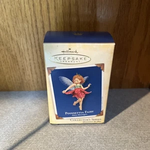 2005 Hallmark Keepsake POINSETTIA FAIRY Ornament Series - Picture 1 of 4