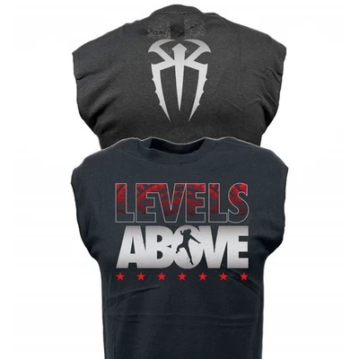 Roman Reigns Levels Above Black Sleeveless Muscle T-shirt - Image 1 of 4