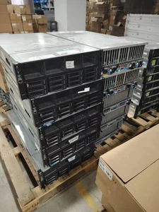 Inspur NF5468 M5 12X3.5" 8 GPU Server 4x 2200W PSU, 2x Intel 6148 CPU ,256G RAM - Picture 1 of 6