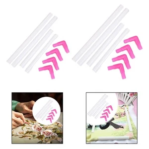Cross Stitch Frame Tool Embroidery Snap Frame Hoop for Quilting Crafts - Picture 1 of 14