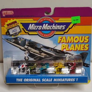 1990 Micro Machines FAMOUS PLANES Set Bonus "JAZZ" License Plate - Picture 1 of 15