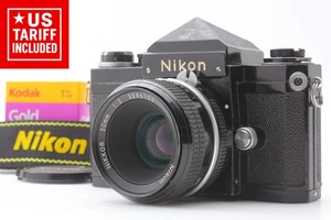 【Exc+5】 Nikon F Eye Level Black Film Camera Body Nikkor 50mm f/2 Objektiv aus JAPAN - Bild 1 von 21