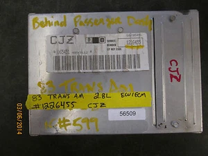 *1983 AM 2.8L ECU/ECM #1226455 CJZ GM Electronic Control Module (56509) - Bild 1 von 2