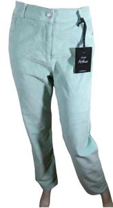 💕Caroll Taille 42 NEUF 💕  pantalon femme velours fines côtes vert menthe