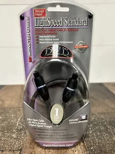 Monster Cable Light Speed Standard Fiber Optic Audio Cable 1 Meter(3.3 Ft) New! - Picture 1 of 8