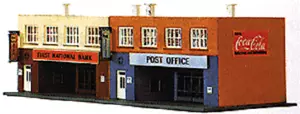 Model Power # 1539 Post Office & Bank - 7-1/2 x 3-5/8" 18.8 x 9cm Kit N MIB - Picture 1 of 1