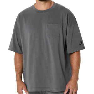 ASICS Heavy Weight Relaxed Pocket Tee Men's Casual T-shirts AsiaFit 2031E924022 - Picture 1 of 7
