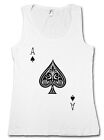 ACE OF SPADES I TANK TOP VEST GYM Spade Ace Poker Card Casino 21 Royal Flush Pik