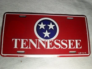 Etiqueta de coche 3D de aluminio en relieve Tennessee - NUEVA muestra de vendedor - Imagen 1 de 3